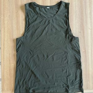 Olive green Lululemon train to be tank